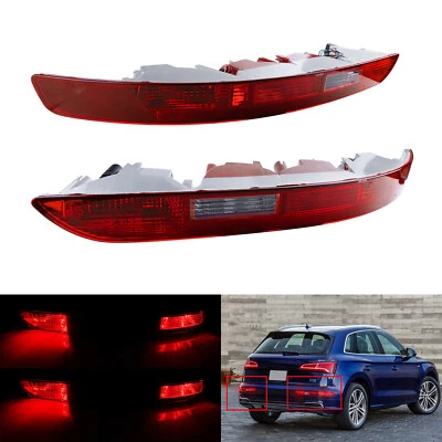 Gauche / Droit conduire arrière feu stop Reflecteur Pare-chocs pour Audi Q5 8RB - Photo 1/4