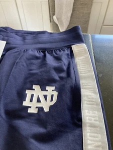 WOMENS UNDER ARMOUR NCAA NOTRE DAME ATHLETE RECOVERY PANTS NAVY XL NWT $110 - Picture 1 of 10