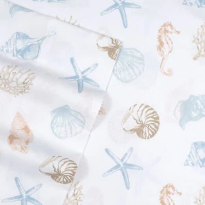 Seashells Coral Seahorse Kids Sheet Set Twin, Twin XL, Full - Picture 1 of 4