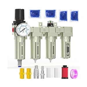 3/4" NPT Heavy Duty Industrial Grade 4 Stage Air Drying System,Auto Drain,Coa... - Picture 1 of 7
