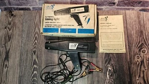 VINTAGE SEARS DC POWERED TIMING LIGHT - MODEL 28 21581 - ORIG. BOX AND MANUAL - Foto 1 di 7