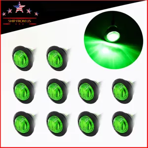 10 Pods Green LED Rock Lights For JEEP Offroad Truck ATV Underbody Wheel Light - Picture 1 of 6
