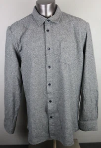 Mens Grayers Heritage Flannels Shirt Button Front Long Sleeve XXL Heater Gray - Picture 1 of 9