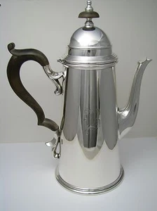 BLACK STARR GORHAM STERLING SILVER COFFEE POT Lighthouse Pattern c1940s Mono "B" - Picture 1 of 12