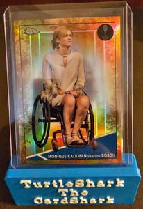 Monique Kalkman-Van Den Bosch 2021 Topps Chrome Tennis Clay Court Parallel