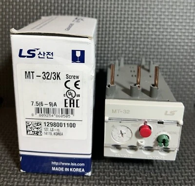 LSIS  LS MT-32/3K  Screw Thermal  Overload Relay 7.5(6-9)A - Image 1 of 4