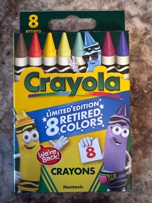 Crayola Crayons Limited Edition With 8 Retired Colors! DANDELION! - Image 1 of 3