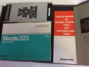 1988 Mazda 323 Owners Manual - Bild 1 von 8
