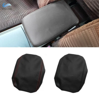 Tapa de cubierta de cuero con reposabrazos de consola central para Toyota Highlander 2009-2014 Foto 1 de 4