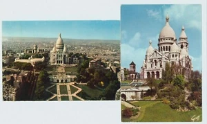 "PARIGI MONTMARTRE Basilique du Sacré-Coeur" 1972 CARTOLINA (2) - Picture 1 of 2
