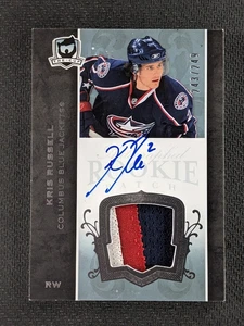 2007-08 Upper Deck The Cup Hockey KRIS RUSSELL /249 Patch Auto Jackets #125 - Picture 1 of 3