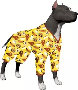 LovinPet Dog Clothes Pullover Pet Pajamas Jumpsuit Shirt For Post Surgery Dog - Picture 1 of 6