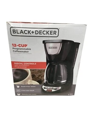 Black And Decker Home 12-Cup Quick Touch Programmable Coffee Maker Model DCM100B - Image 1 of 4
