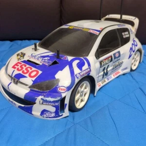 Peugeot 206 Wrc Radio Control Car Maßstab 1:10 RC Rallye Auto Hobbyqualität Kostenloser Versand - Bild 1 von 9