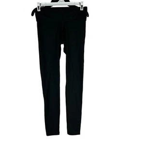 Victorias Secret Pink Ultimate Leggings XS Black Nylon/Elastane - Picture 1 of 4