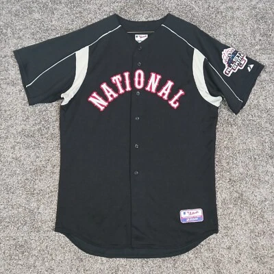 Vtg National League All star Adult XL 2003 Majestic Baseball Jersey Made In USA  - Image 1 of 4