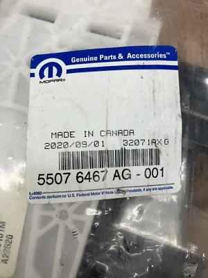 Regulador de ventana Mopar genuino 55076467AG lado izquierdo del conductor Jeep Grand Cherokee Foto 1 de 2