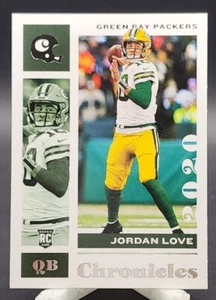 2020 Panini Chronicles Jordan Love #38 Rookie Football Card RC Green Bay Packers - Picture 1 of 2