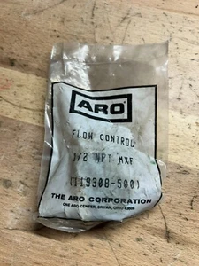 Ingersoll-Rand ARO 119308-500 Durchflussregelventil 1/2 NP MXF - NEU in Verpackung - Bild 1 von 2