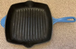 Padella in ghisa Le Crueset 26 cm blu. - Foto 1 di 2