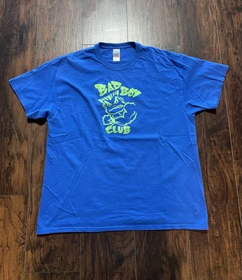 Camiseta De Colección Marca Bad Boy Club Para Hombre XL Azul Verde Gimnasio Boxeo Entrenamiento Músculo Foto 1 de 4