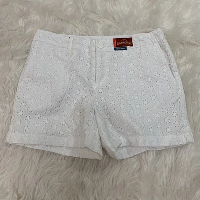 褪色荣耀白色孔眼卡其短裤,尺寸 6 — 第 1/3 张图片