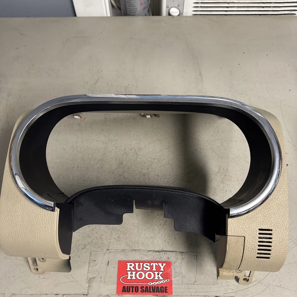 2006 Ford Explorer Cluster Bezel Trim Tan / Beige 6L24-78044D70-B - Image 1 of 4