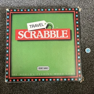 Vintage Travel Scrabble Spears 1988 Edition Padded Zip Up Case Complete & Boxed - Picture 1 of 14