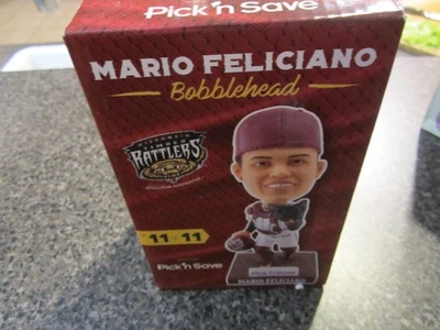 Wisconsin Timber Rattlers Bobblehead - Mario Feliciano - 31/08/2017 Foto 1 de 3