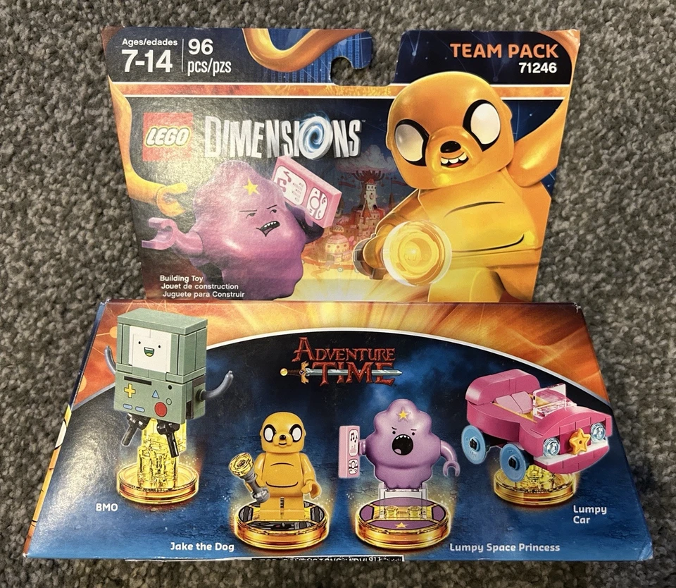 LEGO DIMENSIONS: Adventure Time, Lumpy Space Princess Jake BMO TEAM PACK 71246 - Image 1 of 2