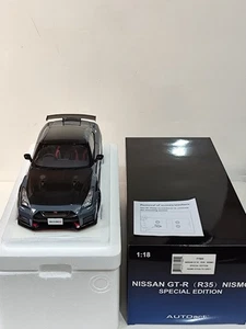 1:18 AUTOART Nissan Gt-R (R35) Nismo Special Edition 2022 Grey AA77505 - Foto 1 di 5