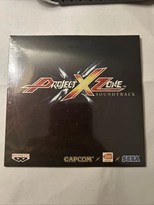 Project X Zone Soundtrack Capcom Nintendo Sega Bandai Namco Music CD Sealed - Image 1 of 2