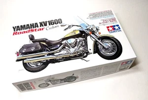 TAMIYA Moto Modelo 1/12 Moto Yamaha XV1600 RoadStar Personalizada 14135 - Imagen 1 de 1