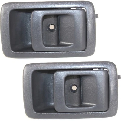 New Set of 2 Door Handles Front or Rear Passenger Right Side Gray Coupe Pair Foto 1 de 4