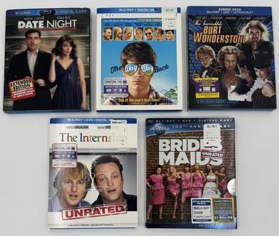 Blu-ray Lot Way Back Date Night Internship Burt Wonderstone Brides Maids Carell - Image 1 of 3