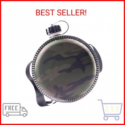 Rothco 2 quart Desert Canteen, Woodland Camo - Изображение 1 из 2