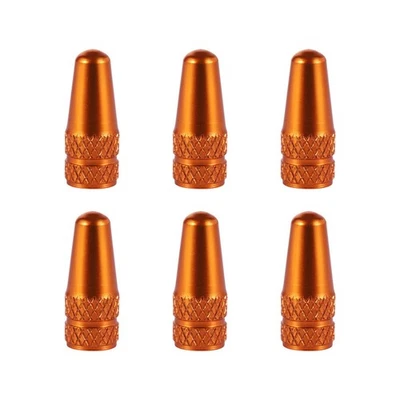  VORCOOL 6 Stück Fahrrad Aluminiumlegierung Französisch Ventilkappen für MTB - Bild 1 von 4