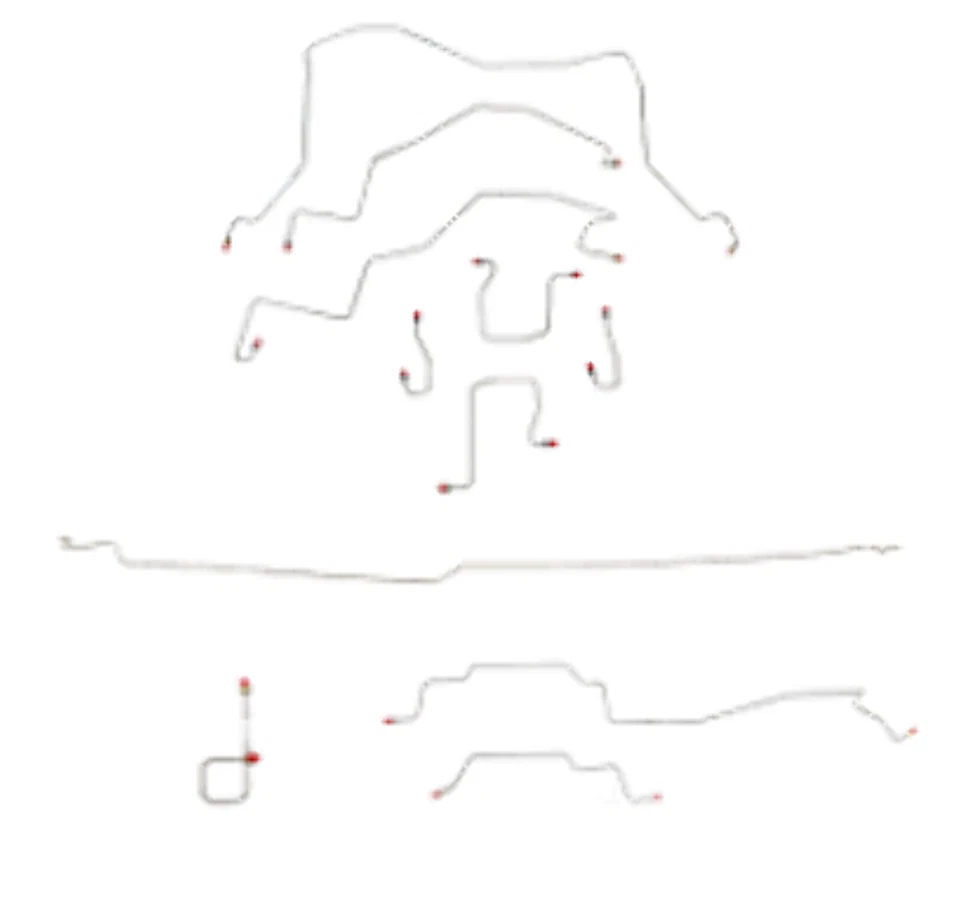 Kit de línea de freno para Dodge Ram 2500 1998-2001 4x4 platón largo cabina extendida RWABS-CBK0117SS Foto 1 de 4