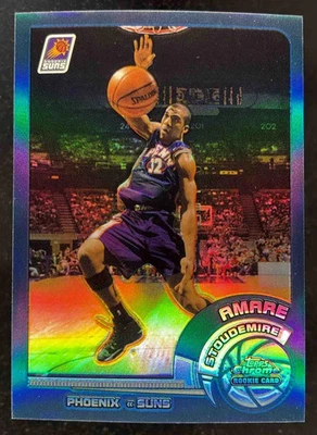 2002-03 Topps Chrome Refractors #126 Amare Stoudemire RC - Image 1 of 2