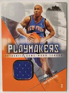 2004-05 Fleer Showcase Playmakers #PM-SM Jersey 237/300 Stephon Marbury NM-MINT - Picture 1 of 6