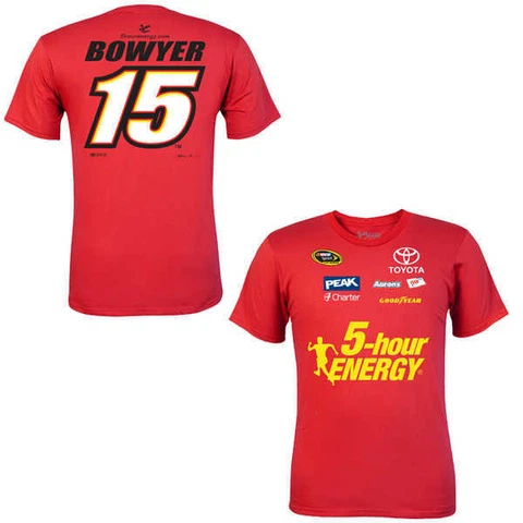 Clint Bowyer 2014 Chase Authentics #15 5 Hour Energy Uniform Tee FREE SHIP! Cover