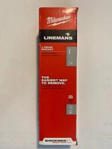 Milwaukee 49-66-5132 Shockwave Linemans J Hook Socket - Picture 1 of 2