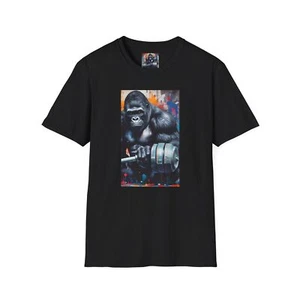 Gorilla Gym Weight Lifting Workout Training T-Shirt Men's Athletic Muscle Tee - Picture 1 of 17