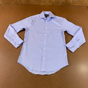 Bonobos Mens Size 14.5/32 Slim Fit Blue Long Sleeve Button Front Dress Shirt New - Picture 1 of 8