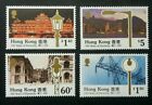 [SJ] Hong Kong 100 Years Of Electricity 1990 Building Light Lamp (stamp) MNH