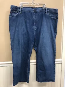 Mens Polo Ralph Lauren Dungarees Jeans Size 50 x 26 Regular Fit Blue Denim Pants - Picture 1 of 6