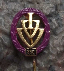 IVV Volkssportverband Volksmarching 350km Walking Award DDR German Pin Badge - Picture 1 of 2