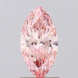 1 CT Pink Marquise Lab Grown Diamond For Engagemnet Ring - Picture 1 of 1