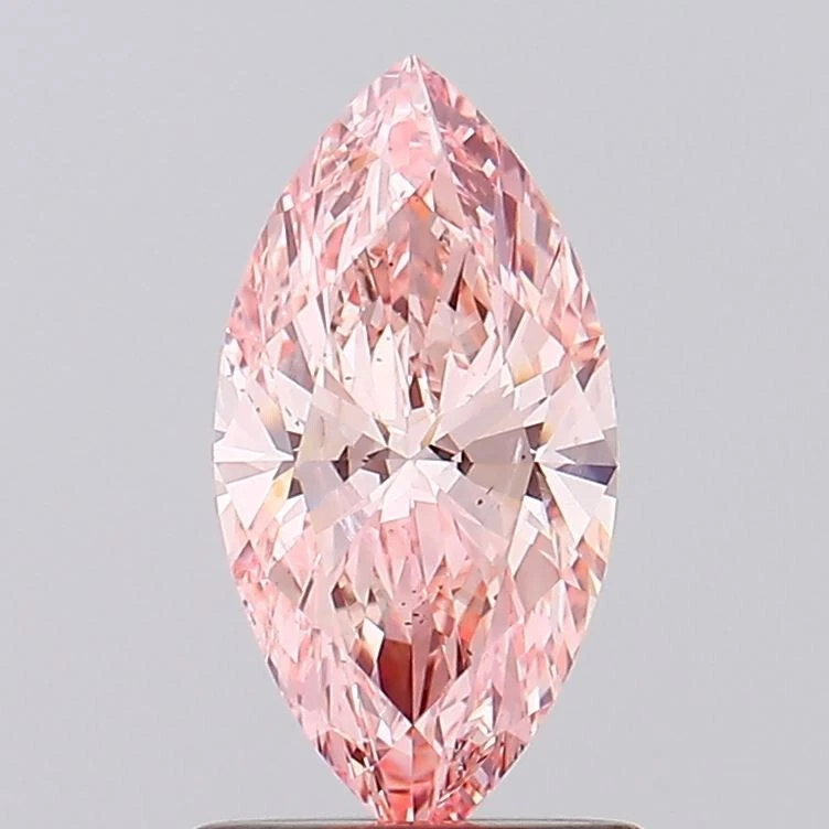 1 CT Pink Marquise Lab Grown Diamond For Engagemnet Ring - Image 1 of 1