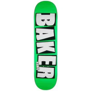 Baker Riley Hawk Brand Name Neon Green B2 8.5 Skateboard Deck - Picture 1 of 2